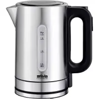 Silva Homeline 410106 KL-T 2200 Waterkoker, model KL-T 2200, 1,7 liter, wit/zwart