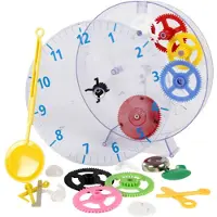 Technoline Model kids clock Wandklok bouwpakket Mechanisch 20 cm x 20 cm x 35 mm Transparant