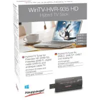 Hauppauge TV-stick WinTV-HVR-935HD Opnamefunctie, Met DVB-T antenne, Met afstandsbediening Aantal tuners: 1