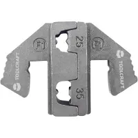 Toolcraft PLE-0F1 Krimp-onderdelen Adereindhulzen Krimpbereik: 25 tot 35 mm² Geschikt voor merk: PZ-500