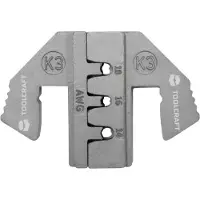 Toolcraft PLE-0K3 Krimp-onderdelen Geschikt voor connector: DUITS Krimpbereik AWG: 14 tot 18 AWG Geschikt voor merk: PZ-500