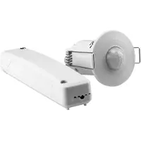 Grothe Inbouw PIR-bewegingsmelder, plafondmontage, 94506, 360°, relais, wit, IP20 (94506)