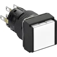 Schneider Electric XB6ECF1B2P XB6ECF1B2P Verlichte drukschakelaar 250 V 3 A Moment (Ø) 16 mm IP65 1 stuk(s)