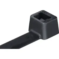 Hellermanntyton 138-01980 UB1-PA66-BK Kabelbinder 100 mm 2.50 mm Zwart 1000 stuk(s)