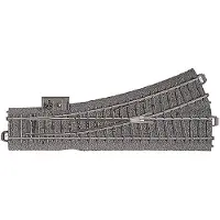 Märklin H0 C-rails (met ballastbed) 24611 Wissel, Links 188.3 mm