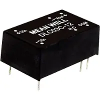 MEAN WELL DLC03B-12 DC/DC-convertermodule 125 mA 3 W Aantal uitgangen: 2 x Inhoud 1 stuk(s)