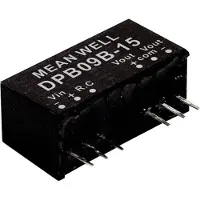 MEAN WELL DPB09A-15 DC/DC-convertermodule 300 mA 9 W Aantal uitgangen: 2 x Inhoud 1 stuk(s)