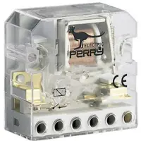 Perry Stromstoßschalter Stroomstootschakelaar Inbouw 1x NO 12 V/AC 10 A 1 stuk(s)