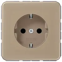 JUNG SCHUKO-stopcontact, goudbruin, model CD 1520 GB