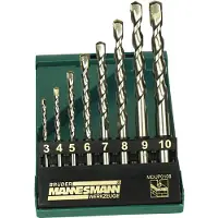 BRÜDER MANNESMANN Borenset profi steen 8 dlg (Hobby) - 54309