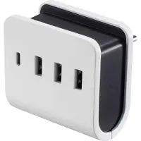 Voltcraft UC-4ACX001 USB-oplader 24 W Binnen Uitgangsstroom (max.) 4.8 A 4 x 1x USB-C, 3x USB-A
