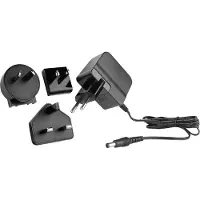 HN POWER HNP18I-120V2 Stekkernetvoeding, vaste spanning 12 V/DC 1.50 A 18 W Met adapter voor Australië, Met adapter voor Verenigd Koninkrijk, Met adapter voor