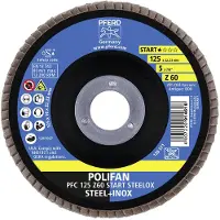 PFERD TOOLS 69300935 PFC 125 Z 60 START STEELOX Lamellenschijf Diameter 125 mm Boordiameter 22.23 mm Korrelgrootte (num) 60 10 stuk(s)
