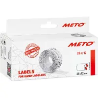 Meto Preis-Etiketten 9506165 Permanent Etiketten-Breite: 26 mm Etiketten-Höhe: 12 mm Rot 1 St.
