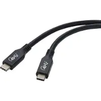 Renkforce RF-4870098 USB-kabel USB 4.0 USB-C 0.80 m Zwart Aluminium-stekker