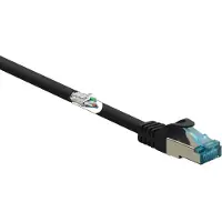 Renkforce RF-5043936 RJ45 Netwerkkabel, patchkabel CAT 6A S/FTP 15.00 m Zwart Vlambestendig 1 stuk(s)