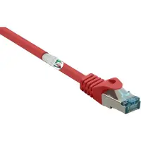 Renkforce RF-5043952 RJ45 Netwerkkabel, patchkabel CAT 6A S/FTP 10.00 m Rood Vlambestendig 1 stuk(s)