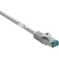 Renkforce RF-5191008 RJ45 Netwerkkabel, patchkabel CAT 6A S/FTP 30.00 m Grijs Vlambestendig, Snagless 1 stuk(s)