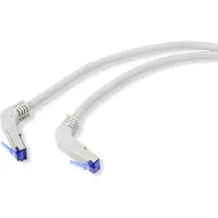 Renkforce CAT 6A S/FTP Patchkabel gewinkelt auf gerade, 20 M