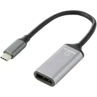 Renkforce RF-5397866 USB-C-displaykabel USB-C / DisplayPort Adapterkabel USB-C stekker, DisplayPort-bus 0.15 m Zwart Afgeschermd (dubbel)