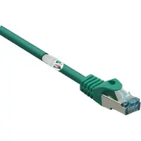 Renkforce RF-5462398 RJ45 Netwerkkabel, patchkabel CAT 6A S/FTP 15.00 m Groen Snagless, Vlambestendig 1 stuk(s)
