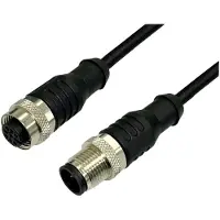 Bkl Electronic 2702037 Sensor/actuator verlengkabel M12 Aantal polen (sensoren): 3 Stekker (recht) op koppeling (recht) 5 m 1 stuk(s)