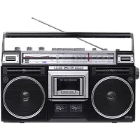 Silva PCR 1980 Radiocassetterecorder VHF (FM), Middengolf, Korte golf Cassette, Bluetooth, USB, FM, Middengolf, Korte golf Opnamefunctie, Incl.