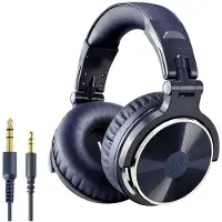 OneOdio Pro-10 Over Ear koptelefoon Kabel Stereo Blauw High-Resolution Audio Vouwbaar, Zwenkbare oorschelpen DJ