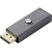 Renkforce RF-6903988 DisplayPort EDID-emulator [1x DisplayPort stekker - 1x DisplayPort bus] Aluminium-grijs 8K UHD