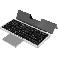 Logilink ID0214 Set met toetsenbord en muis Bluetooth QWERTZ, Duits Space grijs Easy Switch 3 apparaten