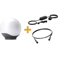 Steinel Starterset Sphera C wit/antraciet 30 cm RGBWW, IP65 C, dimbaar, wit / opaal, Kunststof, Modern
