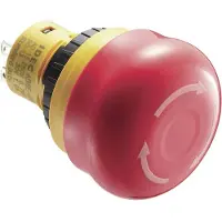 Idec AB6E-3BV02PRM Noodstopschakelaar Met NOT-AUS schakelaar 250 V/AC 3 A 2x NC IP65 1 stuk(s) Piece