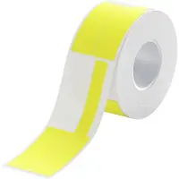 Niimbot 1EA00748502 Rol met etiketten 25 mm x 0.078 Geel 100 stuk(s) Universele etiketten