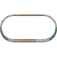 Piko h0 H0 Piko A-rails 55340 Uitbreidingsset Set E 1 set(s)