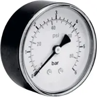 ICH Manometer 306.40.10 Aansluiting (manometer): Achterkant 0 tot 10 bar Schroefdraad (buiten) 1/8 1 stuk(s)