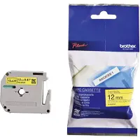 Brother M-K631 Tape Zwart op geel (12 mm)