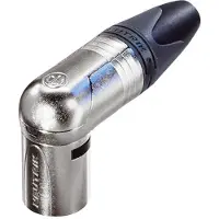 Neutrik XLR connector | M | | 4-pin (Metaal, Haaks, Trekontlasting)