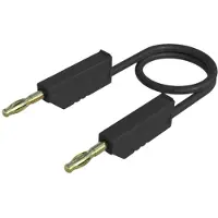 Hirschmann Test & Measurement MLN 25/2,5 SW Meetsnoer Banaanstekker 4 mm Banaanstekker 4 mm 25.00 cm Zwart 1 stuk(s)