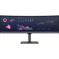 Lenovo ThinkVision P49w-30 49 5K DQHD-Thunderbolt-USB-C-Gebogen-beeldscherm - 63DBRAT1EU