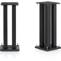 Norstone Stylum Square luidsprekerstandaard zwart zijdeglans