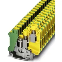 Phoenix Contact 3001433 Doorgangsserieklem 10.2 mm Schroeven Groen, Geel 50 stuk(s) Piece