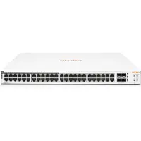 HP Hewlett Packard Enterprise Aruba Instant On 1830, 48 poorten, 24 PoE-poorten, Klasse 4 PoE, 4 SFP-poorten, 370W, beheerde L2 Gigabit Ethernet switch (10/100/1000), Power over Ethernet (PoE), 1U