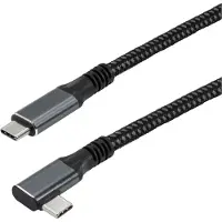 MaxTrack C531-2WL USB-kabel USB 3.2 Gen2 USB-C stekker 2 m Zwart Stekker past op beide manieren, Vergulde steekcontacte