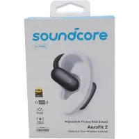 Anker AeroFit 2 draadloze open-ear koptelefoon voor bellen/muziek/sport/dagelijks gebruik - Zwart