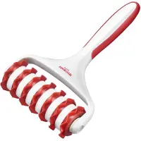 Westmark Deegsnijder, met 7 wieltjes, lengte: 19,5 cm, kunststof, wit/rood, 32192270
