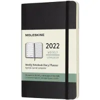 Moleskine 12 Maanden Agenda - 2022 - Wekelijks - Pocket (9x14 cm) - Zwart - Zachte Kaft