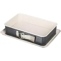 Zenker Rechthoekige springvorm 28 x 18 cm crème zwart Smart Pastry