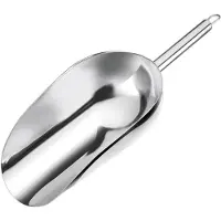 Westmark Afweeg-/voederschep, inhoud: 1000 ml (ca. 1500 g meel), roestvrij staal, Halia, zilver, 91082270