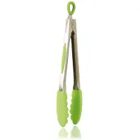 Mastrad - Siliconen tang groen, 26cm - Mastrad