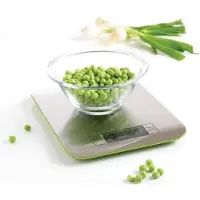Mastrad Keukenweegschaal, RVS, 5 kg, Groen -